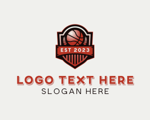 League - Basketball Varsity Team logo design