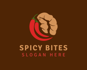 Chili - Ginger & Chili Ingredients logo design