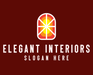 Stained Glass Window logo design