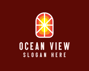 Stained Glass Window logo design