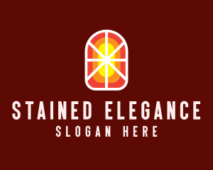 Stained Glass Window logo design