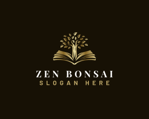 Bonsai - Tree Book Publishing logo design