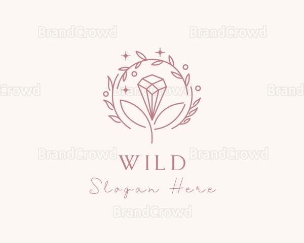 Natural Diamond Wreath Logo