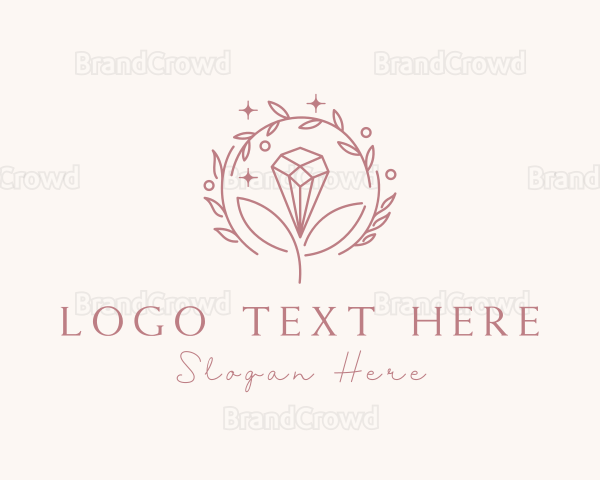 Natural Diamond Wreath Logo