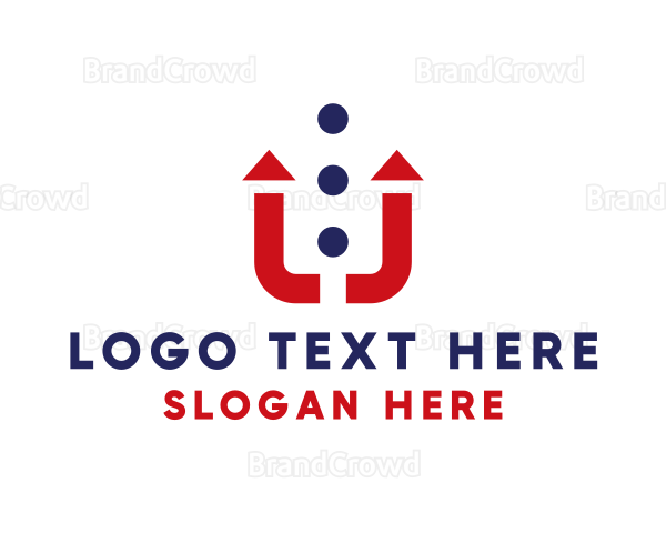 Marketing Arrow Letter U Logo