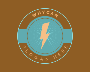 Natural Energy - Retro Volt Company logo design