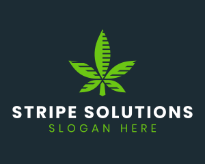 Green Natural Cannabis logo design