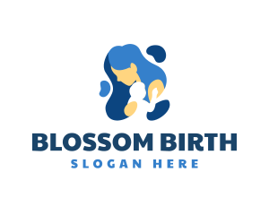 Obstetrics - Mother Baby Childcare logo design