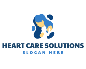 Mother Baby Childcare logo design