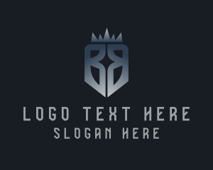 Silver - Modern Jewelry Shield logo design