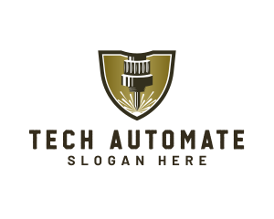 Automation - Laser Engraving Machine logo design