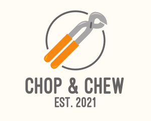 Pliers - Lawn Maintenance Tool logo design