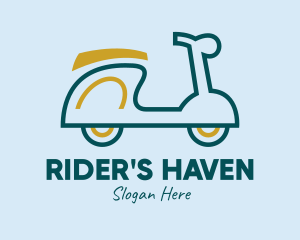 Motor Scooter Vehicle  logo design