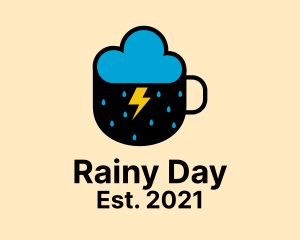 Cloud Rain Coffee  logo design