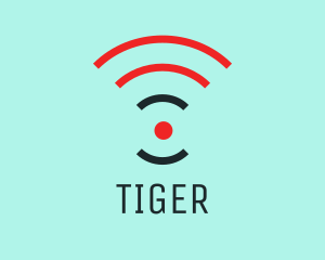 Podcast - Wifi Signal Broadcast logo design
