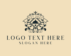 High End - Upscale Restaurant Ornament logo design