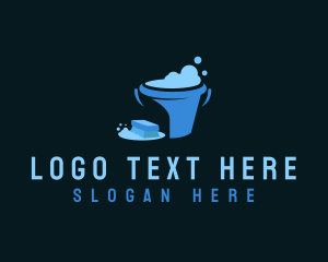 Bucket - Brush Bucket Cleaning logo design