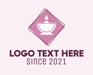 Light - Arabian Candle Bowl logo design