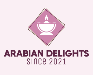 Arabian Candle Bowl logo design