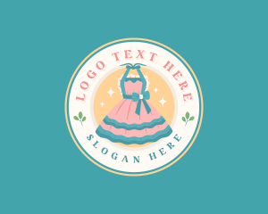 Fashion - Cute Ribbon Apron logo design