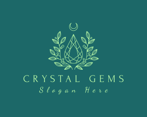 Natural Precious Crystal logo design