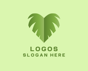 Horticulture - Green Leaf Heart logo design