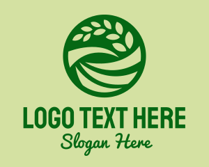 Natural Products - Green Farm Field logo design