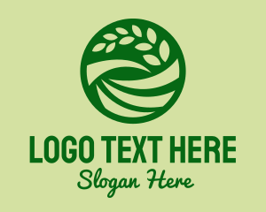 Branch - Green Farm Field logo design