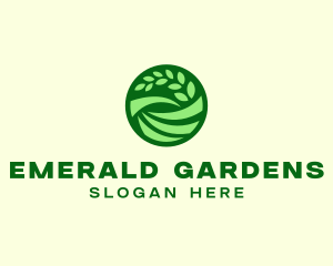 Eco Farm Field logo design