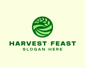 Eco Farm Field logo design