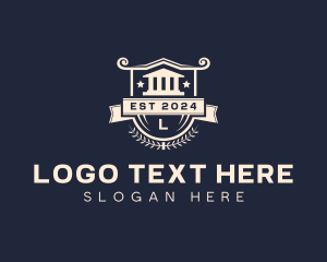 Law Firm - University Law School logo design