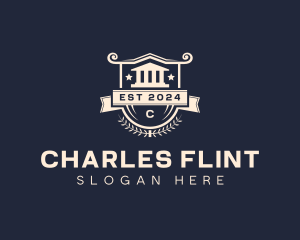 Legal - University Law School logo design