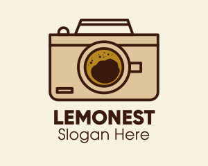 Latte - Photography Camera Cafe logo design