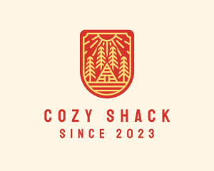Shack - Sun Forest Campsite logo design