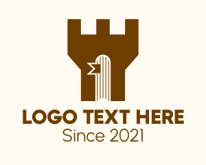 Literature - Turret Library Book logo design