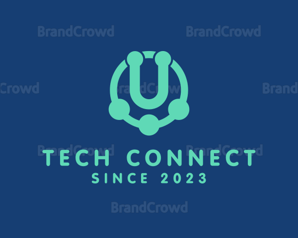 Technology Startup Letter U Business Logo