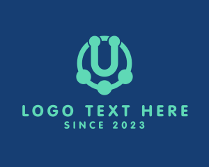 Green - Technology Startup Letter U Business logo design