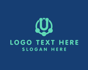 Financial - Technology Startup Letter U Business logo design