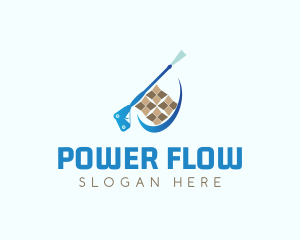 Tile Power Wash logo design