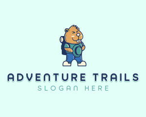 Adventure Beaver Camper logo design