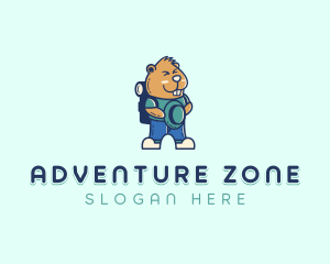 Adventure Beaver Camper logo design