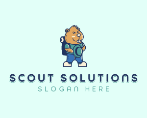 Scout - Adventure Beaver Camper logo design