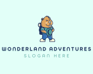 Adventure Beaver Camper logo design