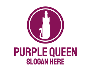 Purple Cat Winery logo design