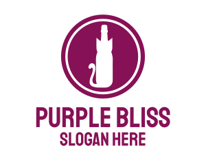 Purple Cat Winery logo design