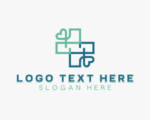Octagonal - Medical Hospital Healthcare logo design