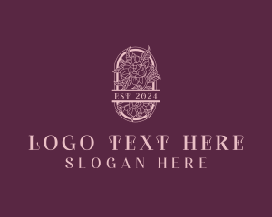 Boutique - Elegant Flower Garden logo design