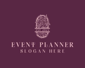Elegant Flower Garden  Logo
