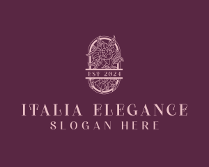 Elegant Flower Garden  logo design