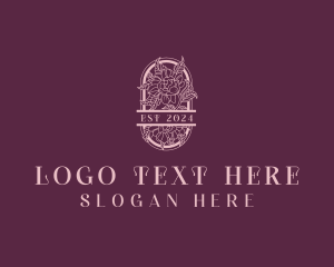 Garden - Elegant Flower Garden logo design